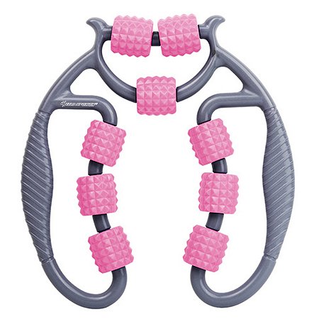 Arco Massageador Muscular Gold Sports Diamond Relaxante - Telescopico para Celulite