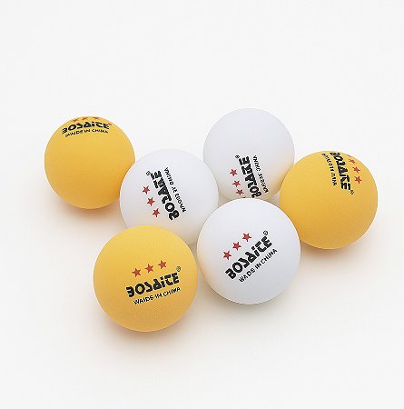 Kit 12 Bolas de Tênis de Mesa Bosaice 3 estrelas 40+ Alto Rebote – ABS Premium