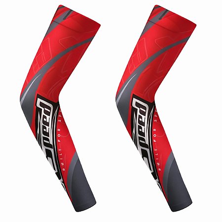 Manguito Longo Térmico e Compressão Gold Sports Speed -Dry Proteção Solar Uv+50 - 2 pçs