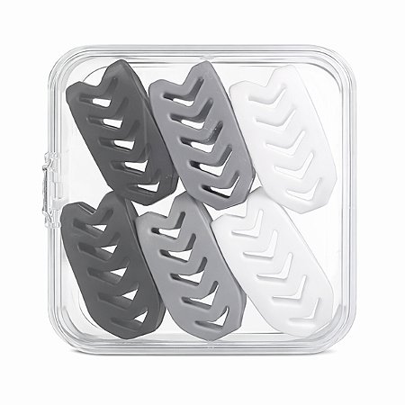 Kit Exercitador Esportivo Gold Sports Muscular Facial Shark Silicone Alimentício 6pçs 3 Intensidades