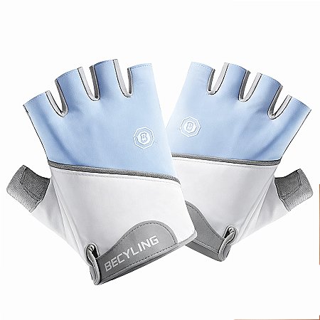 Luva Esportiva Gold Sports Bec Cycling II Meio Dedos - Anti Slip Com Tecido e Respirável