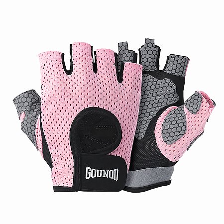 Luva Fitiness Gold Sports Gounod V Gel Meio Dedos - Anti Slip Com Silicone e Respirável