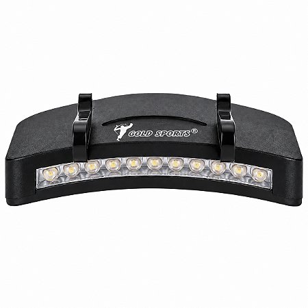 Laterna Led Gold Sports Com Clipe Para Boné