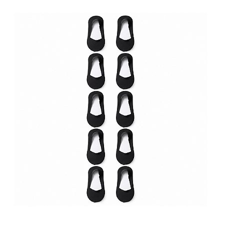 Kit 5 Pares de Meias Invisíveis Gold Sports com Silicone Antiderrapante – Respiráveis