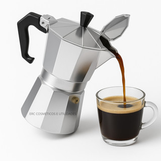 Cafeteira Italiana Grande 12 Xicaras Cafe Expresso Manual Fratelli
