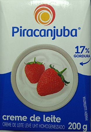 Caixa De Creme De Leite Piracanjuba.