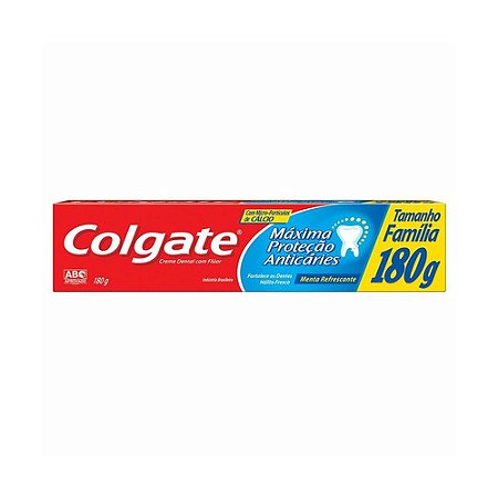 Pasta De Dentes Colgate Máxima Proteção Anticáries Menta Refrescante  Em Creme 180 G