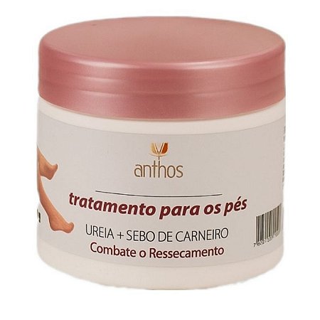 Creme de tratamento Anthos para os pés, combate o rececamento,pote de 300 gr.