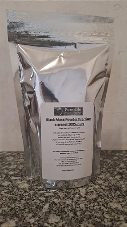 MACA NEGRA PREMIUM 100% PURA E ORGÂNICA - 400g