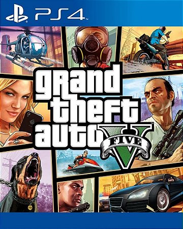 GTA 5 Grand Theft Auto V PS4 Mídia Digital
