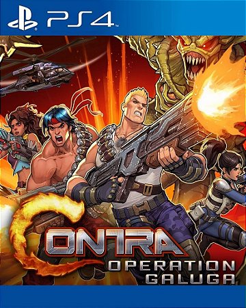 Contra Operation Galuga PS4 Mídia Digital