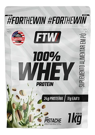 FTW 100% Whey Protein Refil 1KG - Pistache