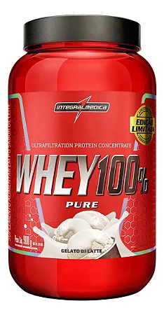 Whey 100% Pure Pote 900g Gelato Di Latte Integralmedica