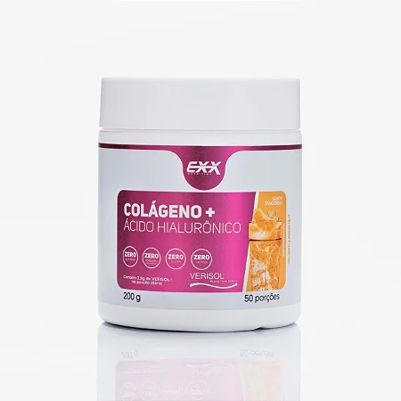 Colageno + Acido Hialuronico 200g - Exx Nutrition - Tangerina
