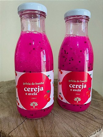Geleia de Banho Cereja e Avelã - 300ml