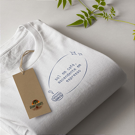 Camiseta Básica 100% Algodão - COFFEE LOVERS