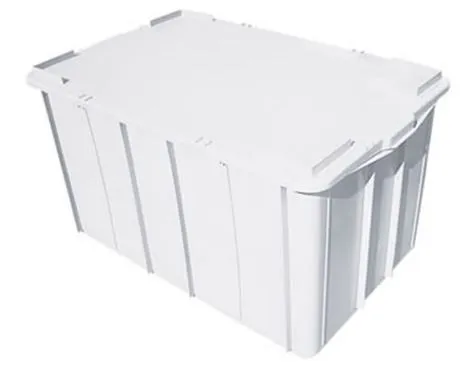 Caixa Organizadora 130L - Com Tampa - Branca