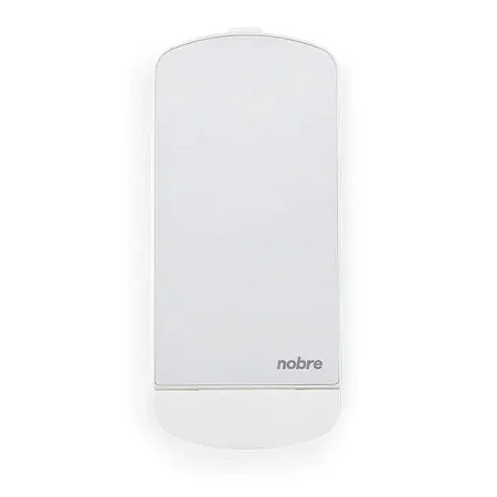 Dispenser p/sabonete liq./álcool gel 800ml (c/ reserv.val. Xpro) emb. ind. inox branco - Select - Nobre