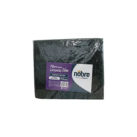 Fibra p/ limpeza 98x229mm (limpeza pesada,pacote c/10unid.) Slim - Nobre