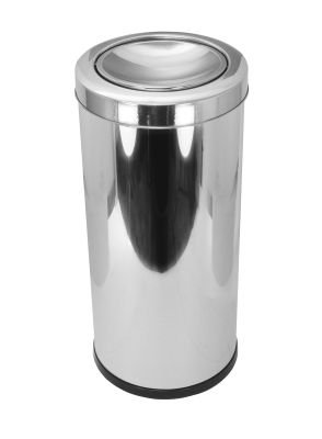 Lixeira Em Aço inox Com Tampa Vai-Vem 22L Binnox