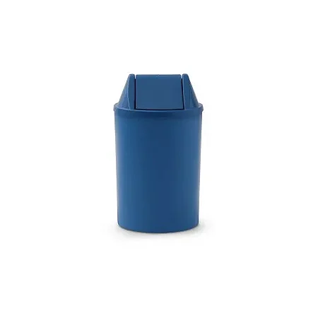 Cesto de Lixo 15L com Tampa Basculante Azul