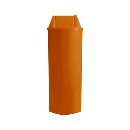 Cesto de Lixo 23L com Tampa Basculante Laranja