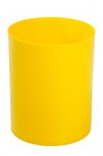 Cesto de Lixo 15 Litros Amarelo- Sem Tampa