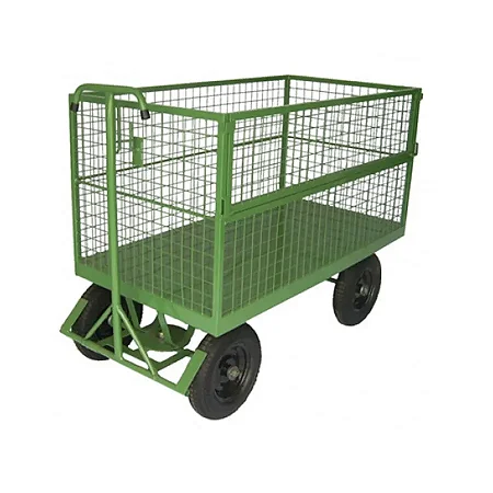 Carrinho Plataforma Dutra Plásticos Fechado em Tela Capacidade de Carga 800kg