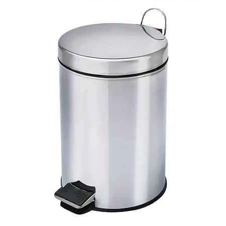 Lixeira em Aço Inox com Pedal 30 Litros