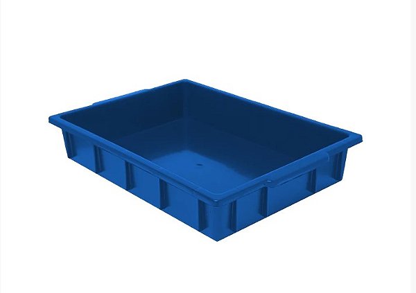 Caixa Organizadora 7 Litros - Com Tampa - AZUL