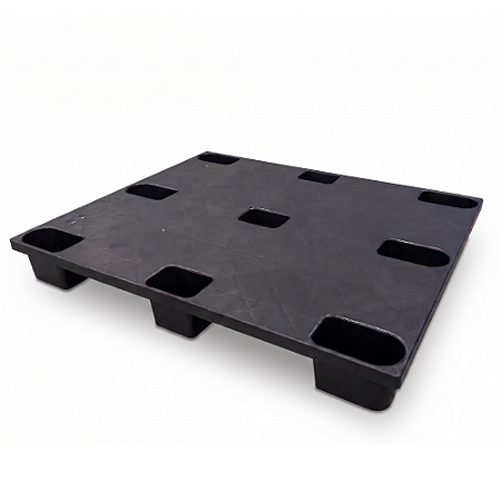 Light Pallet Liso - 1,0m x 1,20m Preto