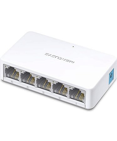 Switch 5 Portas Mercusys MS105 - Conectividade Rápida e Confiável