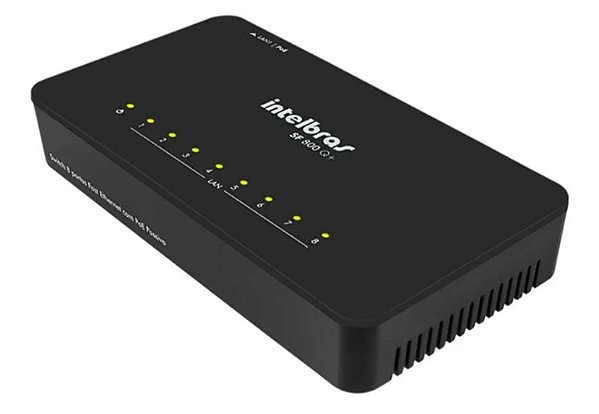 Switch SF 800 Q+ Intelbras 8 Portas - Desempenho e Confiabilidade