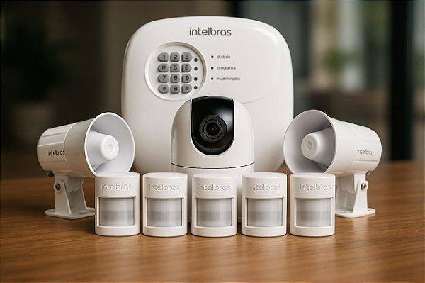 Kit completo alarme e câmera