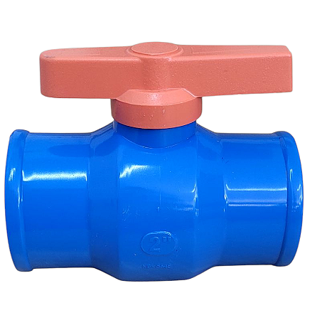REGISTRO DE ESFERA ROSCA PVC AZUL DE 2''