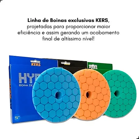 Boina HYPER 5" Kers - Linha de Boinas Exclusivas para Polimento