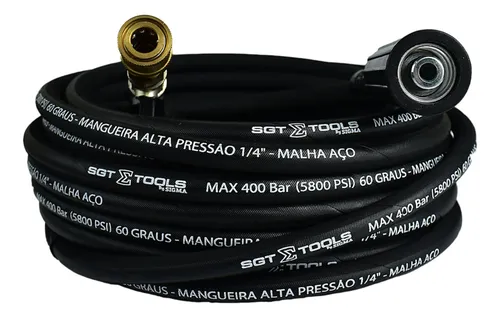 Mangueira Aço M2214 X Engate Rapido - 12mts
