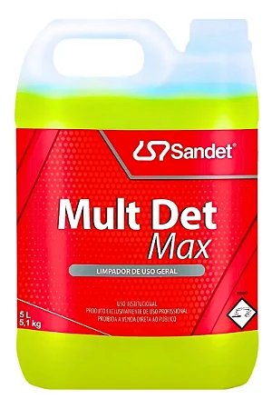 MULTDET MAX 5L Limpeza Profissional Sandet