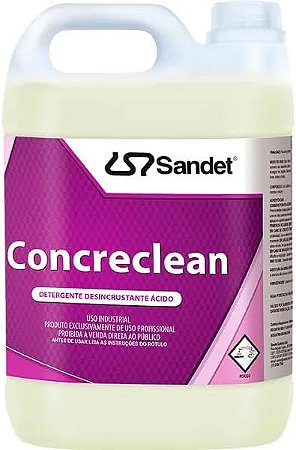 Concreclean Detergente Desincrustante 5L Sandet