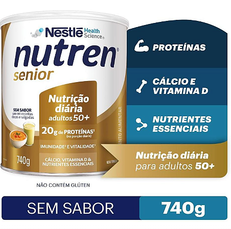 Nutren Senior sem sabor 740g