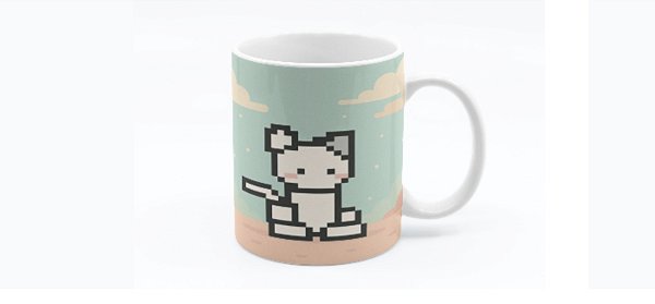 Caneca Gatinho by Anna Beatriz