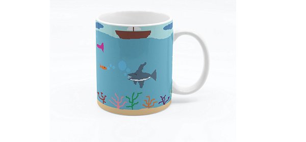 Caneca Fundo do mar by Raphael Pio