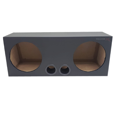 CAIXA DUPLA 12 POL TRAPEZIO 40L DUTO MEIO 3 POL