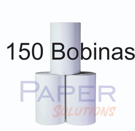 Bobina Térmica 80x30 P/ impressoras fiscais e PDV - 5 Caixas com 30 unidades.