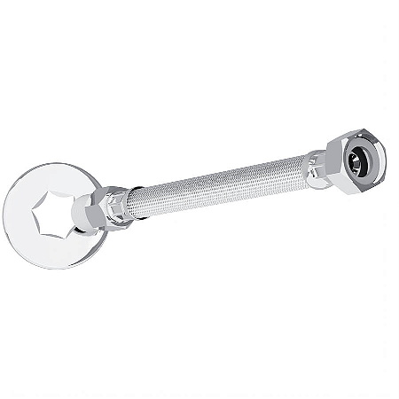Ligação Flexível Inox p/ Água (M X F) 1/2" 40cm