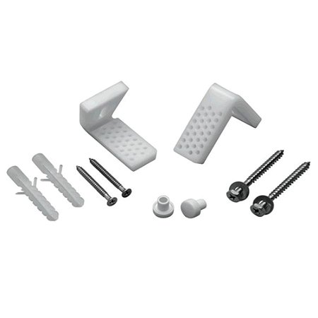 Conjunto Fixação Tipo Suporte Em L Celite -Branco