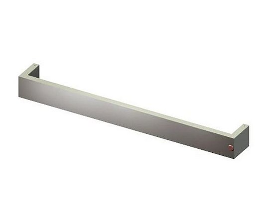 Toalheiro Térmico Grande Fio Oculto Jade Horizontal - Níquel Escovado