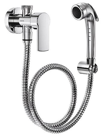Ducha Higiênica c/ Registro e Derivação 1/2" Argon Docol - Cromado