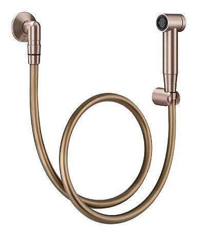 Ducha Higiênica c/ Gatilho Parede Luxo Docol - Cobre Escovado