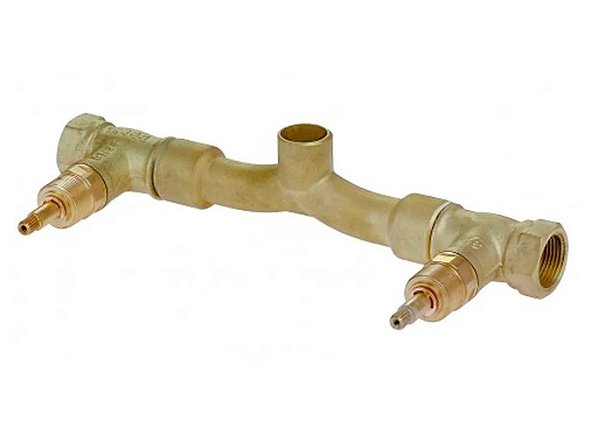 Misturador Chuveiro Soldável Acionamento 1/2 volta - 3/4" DocolBase - Docol